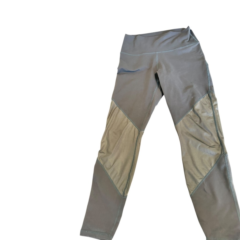 Fabletics‎ Women's Grey Mesh Panel Athletic Leggings Size Medium